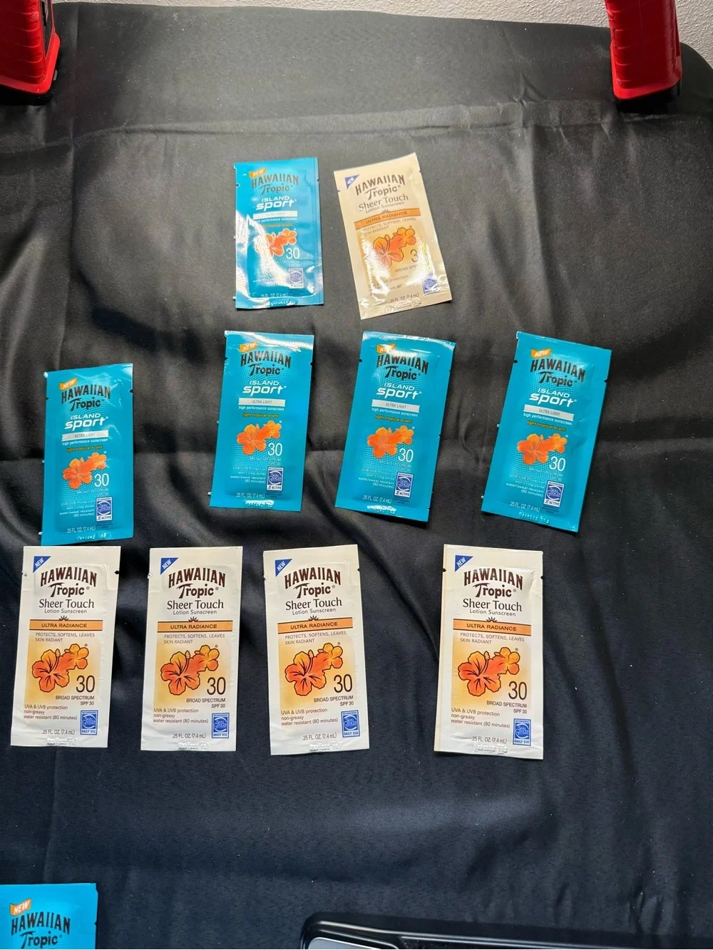 Hawaiian Tropic SPF 30 (50) Sheer Touch & (50) Sport Sunscreen 100 Packages.